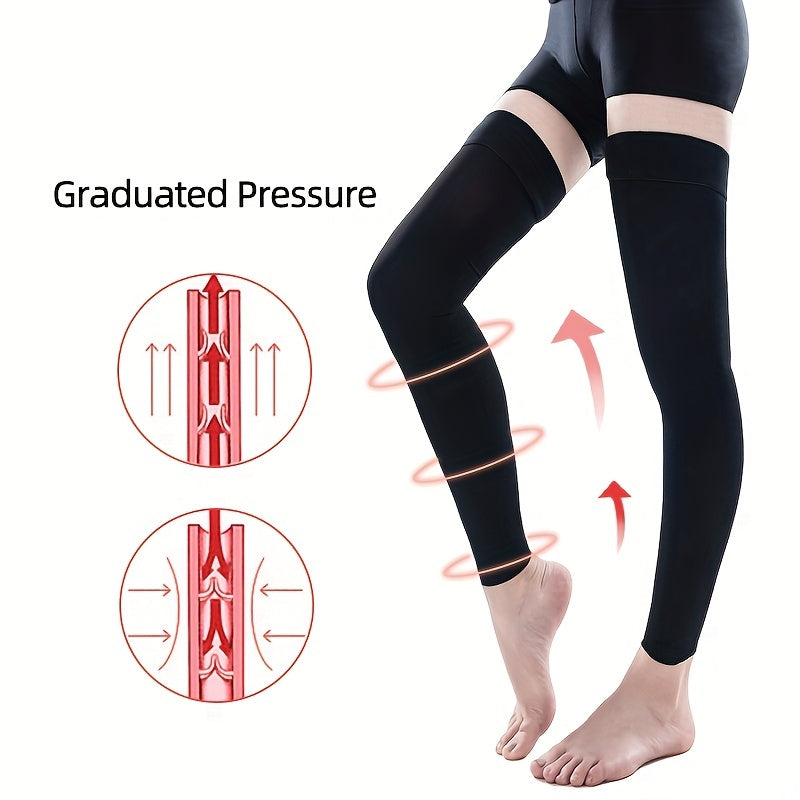 15 21mmHg Compression Sock Footless Class 1 Support Men Women