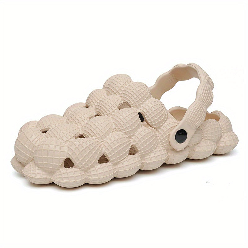 Men's Massage Bubble Slides Non Slip Spa Slippers Golf Ball Cloud Slippers