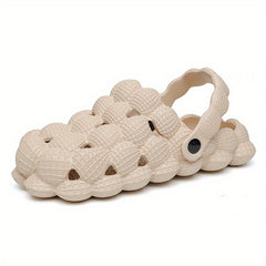 Men's Massage Bubble Slides Non Slip Spa Slippers Golf Ball Cloud Slippers