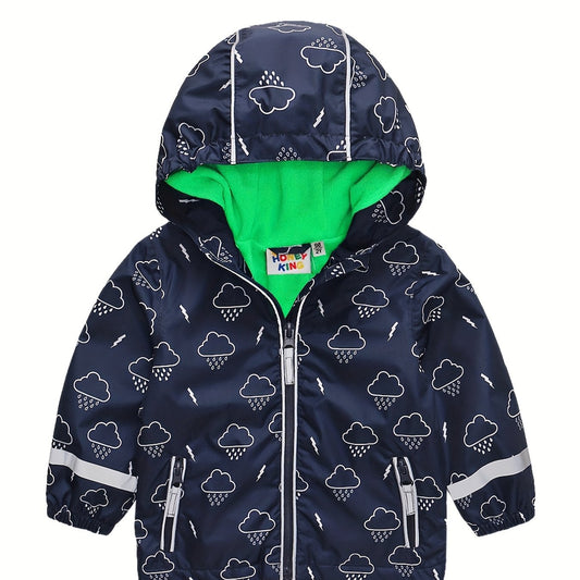 Boys Soft Shell Hooded Jacket for Outdoor Adventures