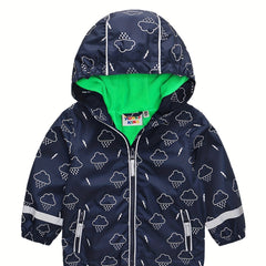 Boys Soft Shell Hooded Jacket for Outdoor Adventures