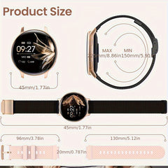 100 Sports Modes Smartwatch with Women's Health Features