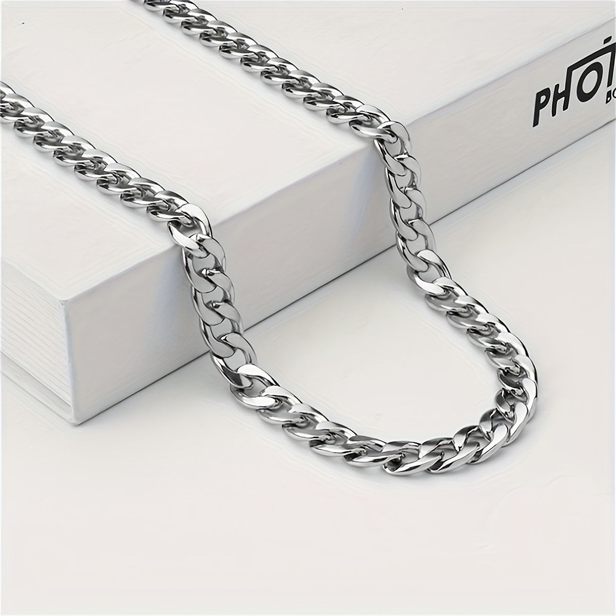 Dad's Cuban Link Chain Necklace from Daughter - Sentimental Gift