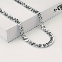 Dad's Cuban Link Chain Necklace from Daughter - Sentimental Gift