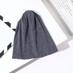 Soft Fleece Skull Cap for Men Winter Warm Cuffed Beanie Hat