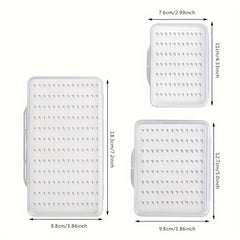 1pc Fly Fishing Bait Box Transparent Fly Hook Storage Box Outdoor Fishing Tackle