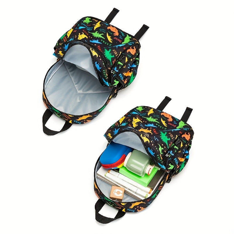 Children's Dinosaur Backpack Padded Back Large Capacity Lightweight Travel Bag