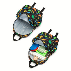 Children's Dinosaur Backpack Padded Back Large Capacity Lightweight Travel Bag