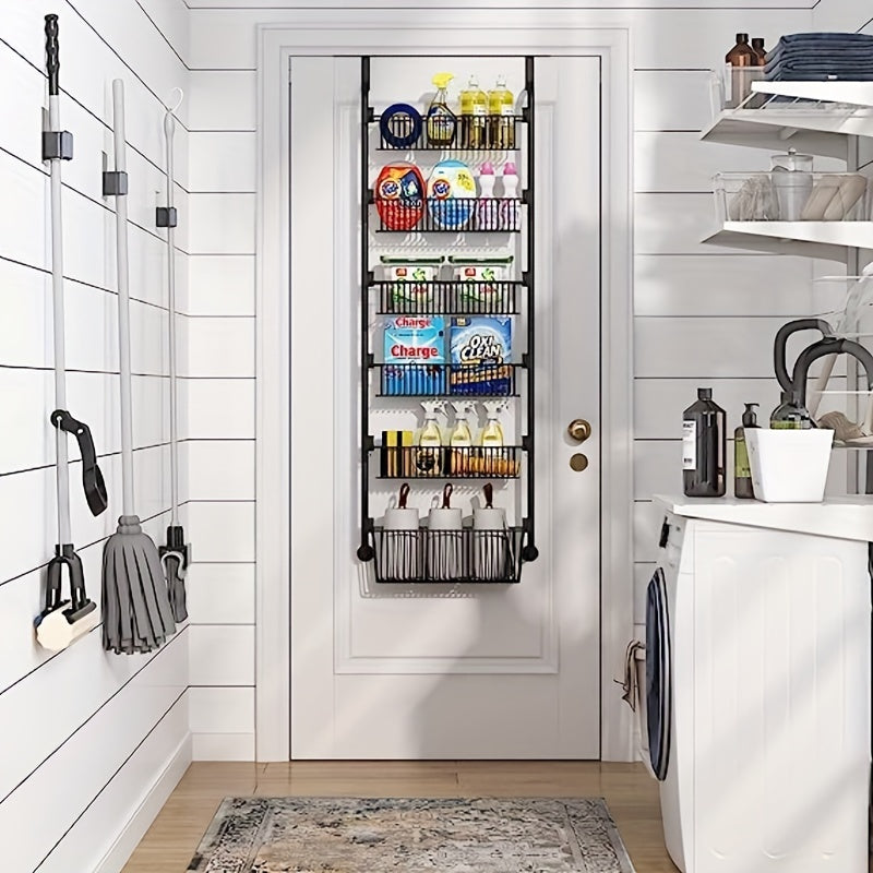 Over The Door Spice Rack Organizer - Kitchen Storage