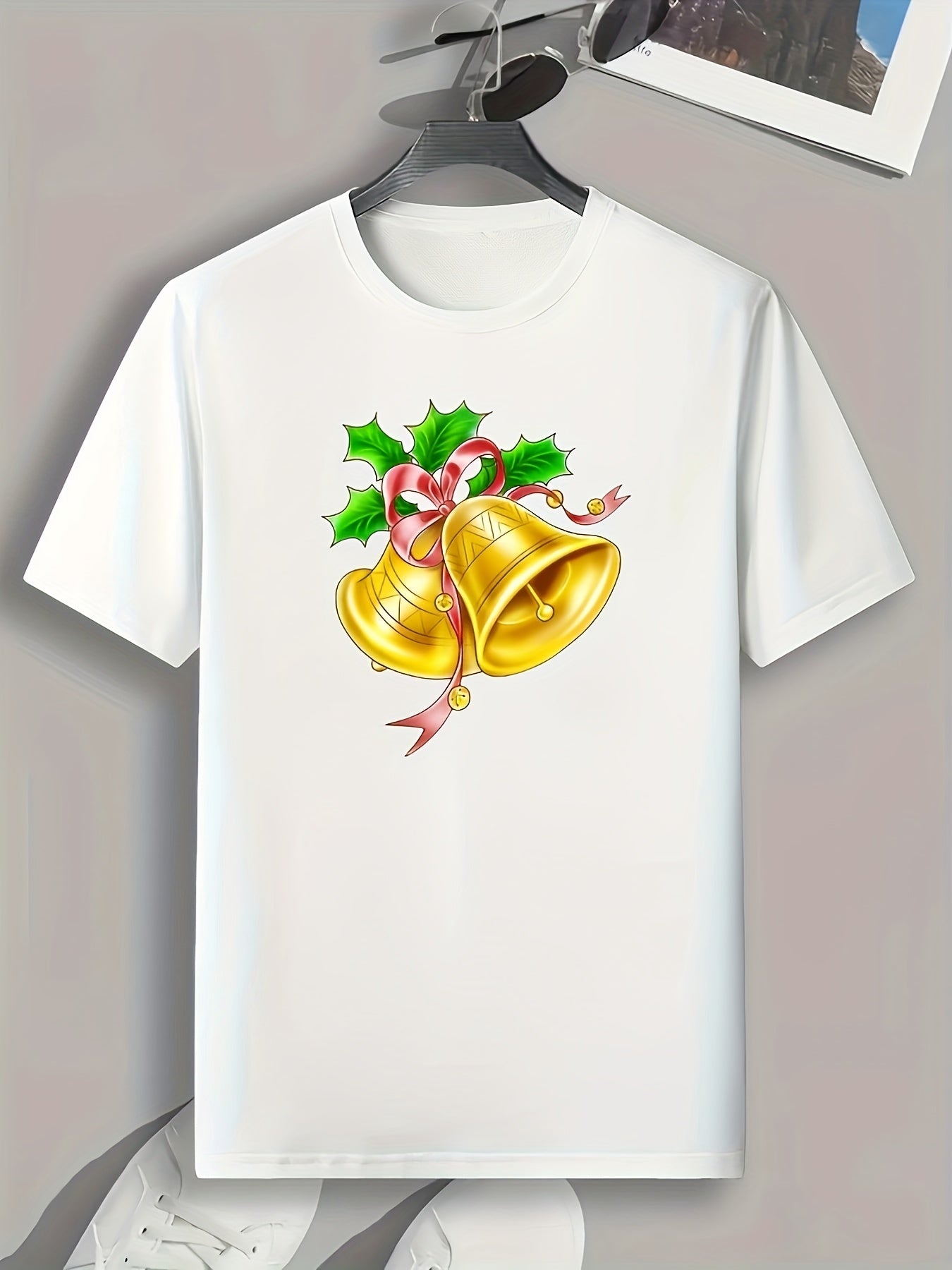 Bell Print Men's Graphic T shirt for Summer