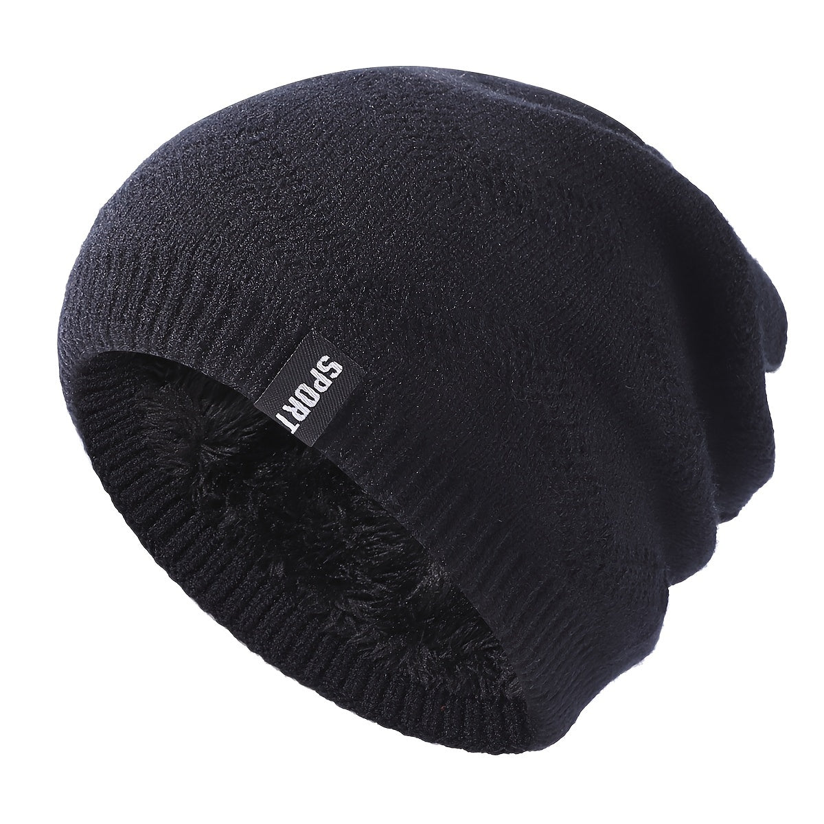 Warm Velvet Beanie Hat for Winter Outdoor Activities