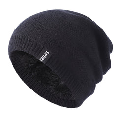 Warm Velvet Beanie Hat for Winter Outdoor Activities
