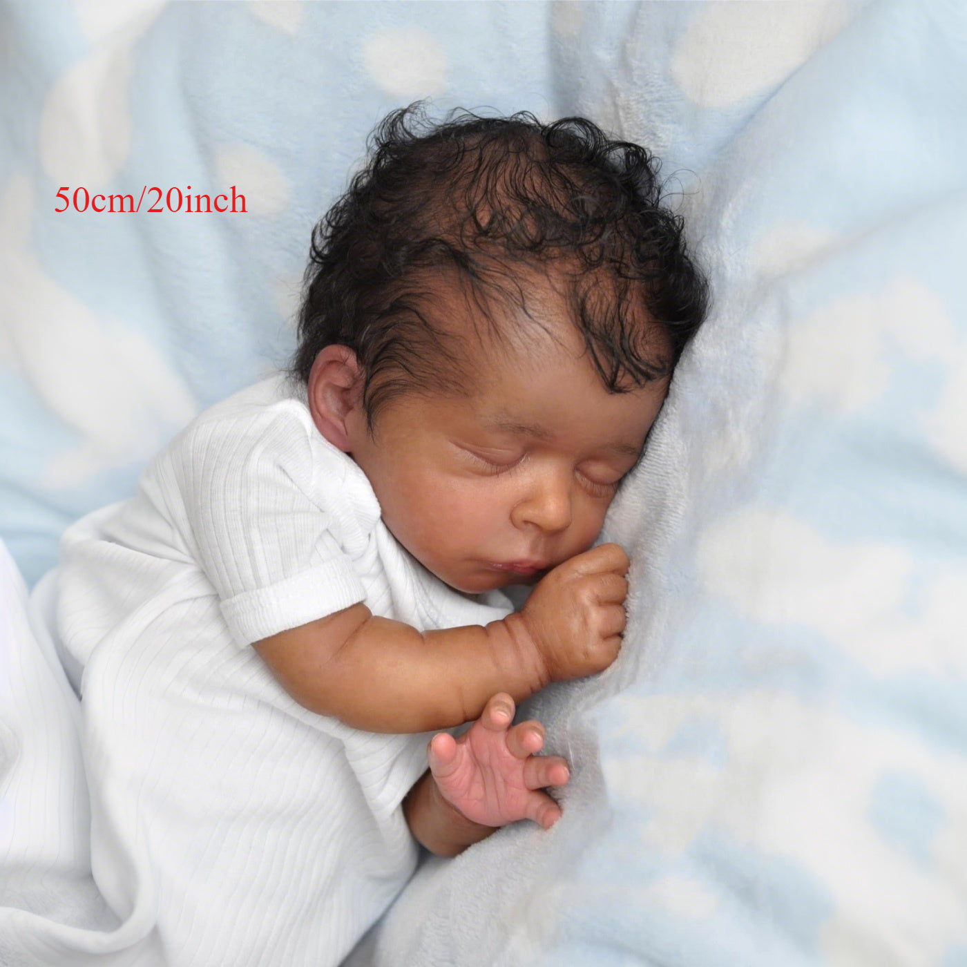 20inch Reborn Baby Doll Soft Body Realistic Sleeping Infant Toy