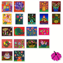 50 Hand-painted Polka Dot Stickers for Journal, Books, Cups