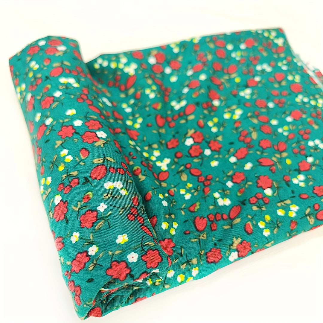 1yd Faux Cotton Fabric DIY Clothes Pants Dress Quilt Covering Fabric