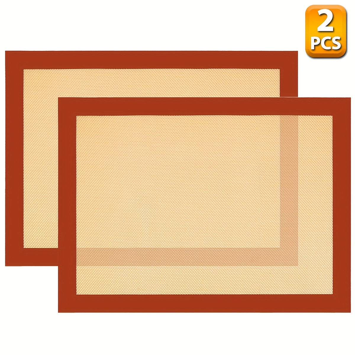 2pcs Silicone Baking Mats 39 88cmx29 Reusable Non Stick Oven Liner