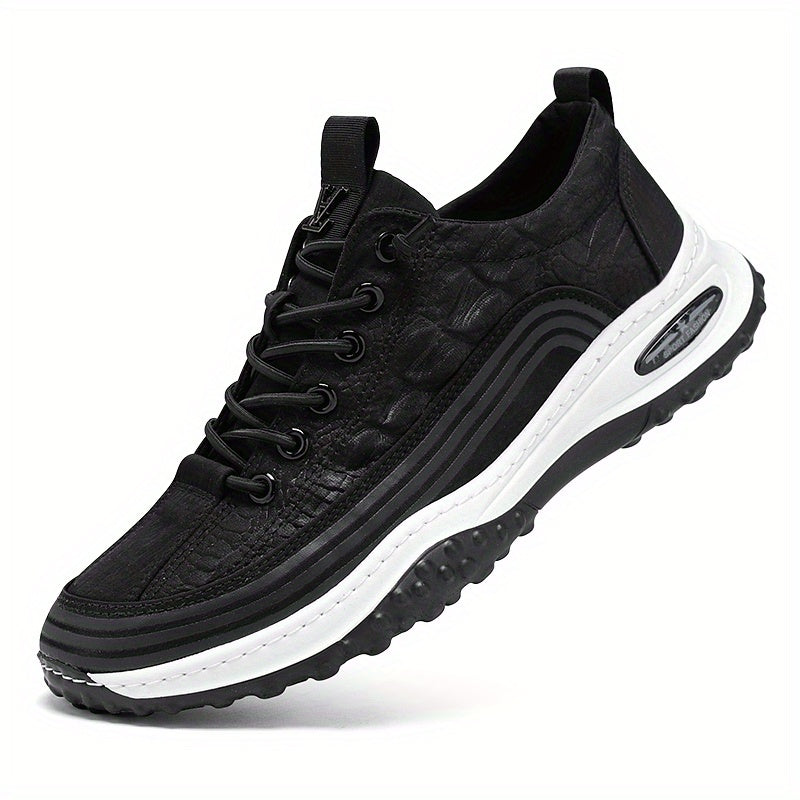 Crocodile Pattern Men's Sneakers For Jogging Gym