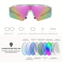 Men's Polarized Sports Sunglasses UV Protection