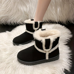 Women's Non slip Thickened Snow Boots Comfortable Warm Shoes