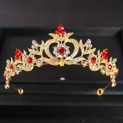 Girls Rhinestone Princess Crown Hair Accessories for Party