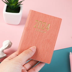 English Planner A7 Daily Schedule Notebook Mini Portable Journal