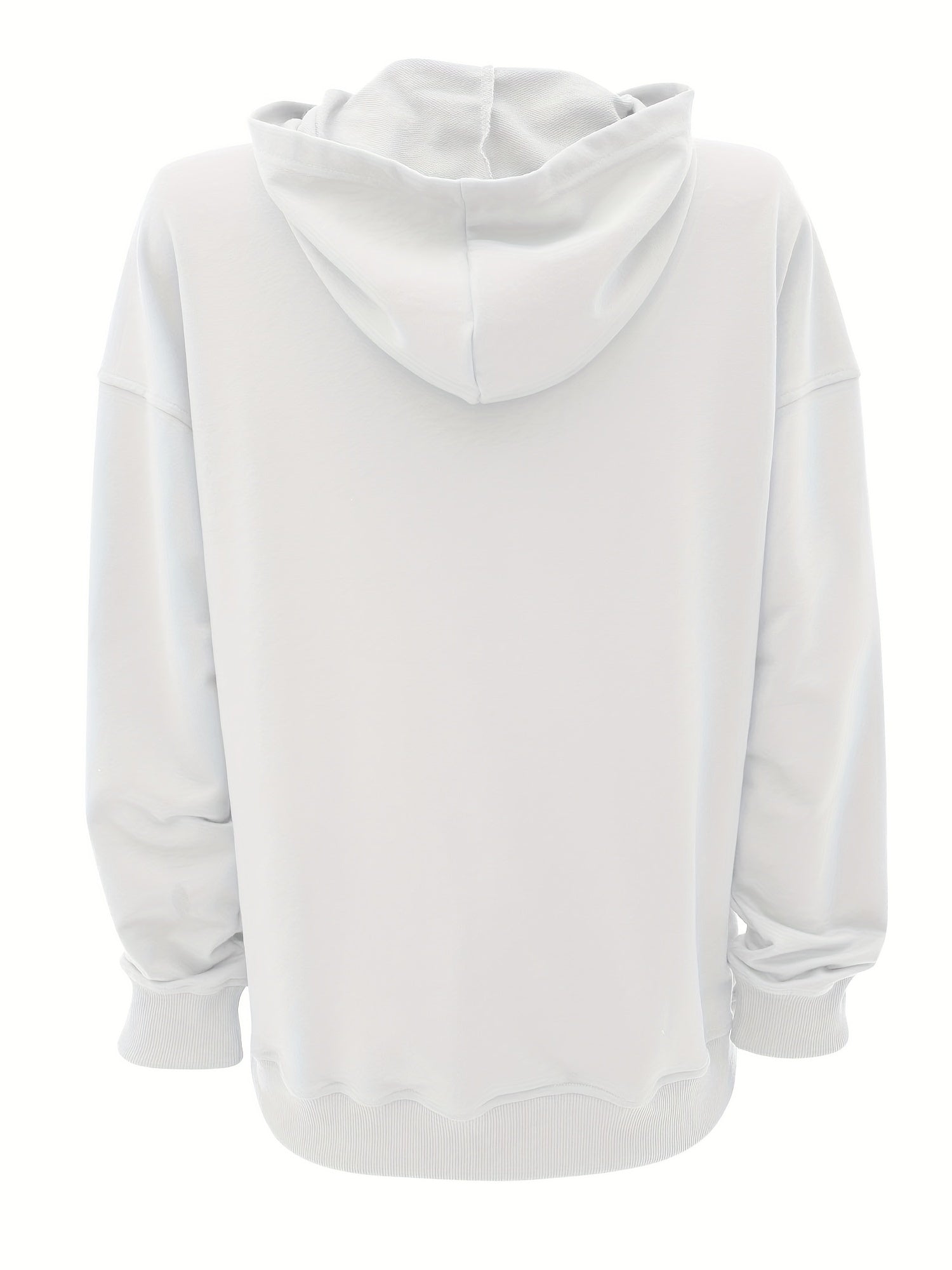 Kangaroo Pocket Hoodie Casual Long Sleeve Sweatshirt Women's Clothing