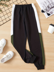 Boys Casual Block Long Pants for Spring/Autumn