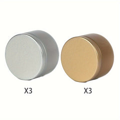 6pcs Storage Iron Box Candle Jar Candy Box Tea Leaf Box