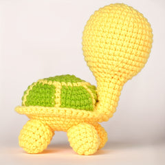1pc Crochet Material Package Doll Braided DIY Wool Line Standing Turtle Pendant