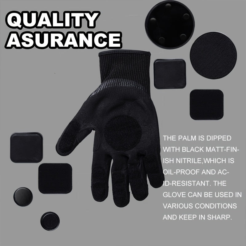 Durable Skateboard Gloves with Slides