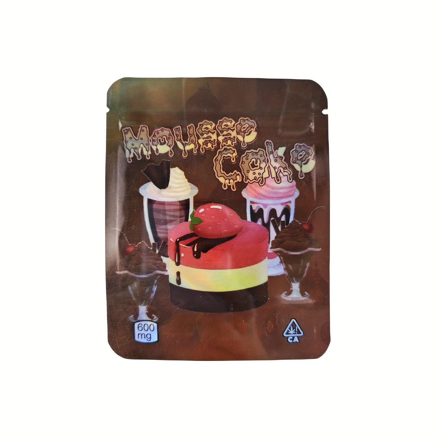 50pcs Halloween Candy Bags 3.5g Mylar Bags Smell Proof Ziplock Snack Bags