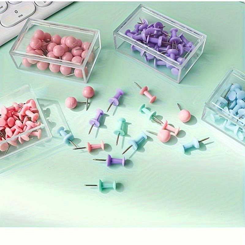 DIY Fixed Pins Painting Cork Board Thumbtacks Office Stationery