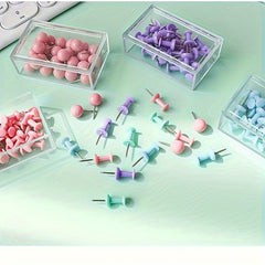 DIY Fixed Pins Painting Cork Board Thumbtacks Office Stationery