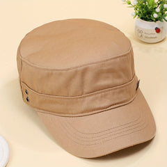 Solid Cotton Newsboy Hat Lightweight Flat Cap