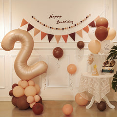 42pcs Retro Style Birthday Balloon Party Decoration Set