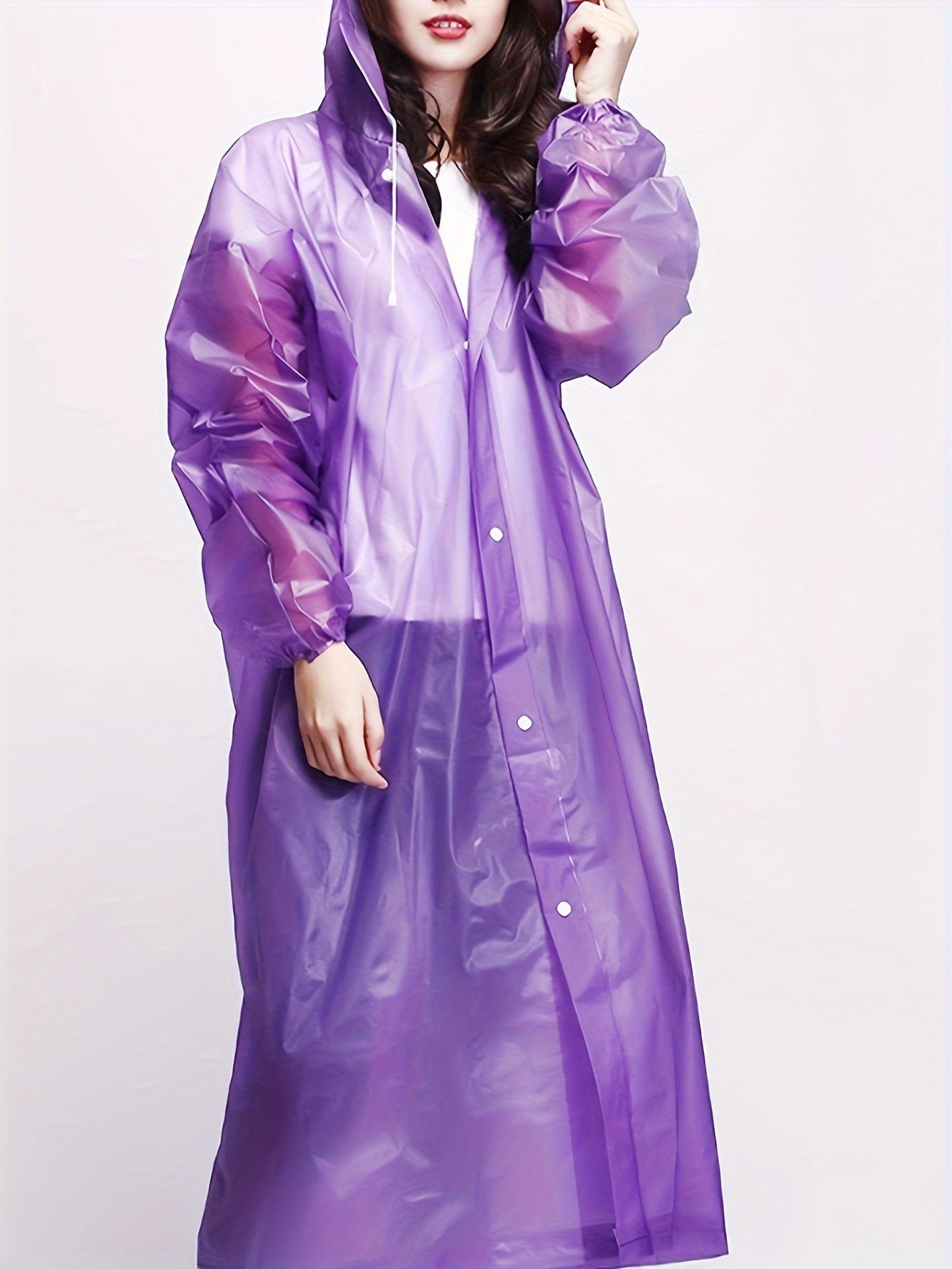 Reusable Rain Ponchos for Adults Waterproof Raincoats Women Stay Dry