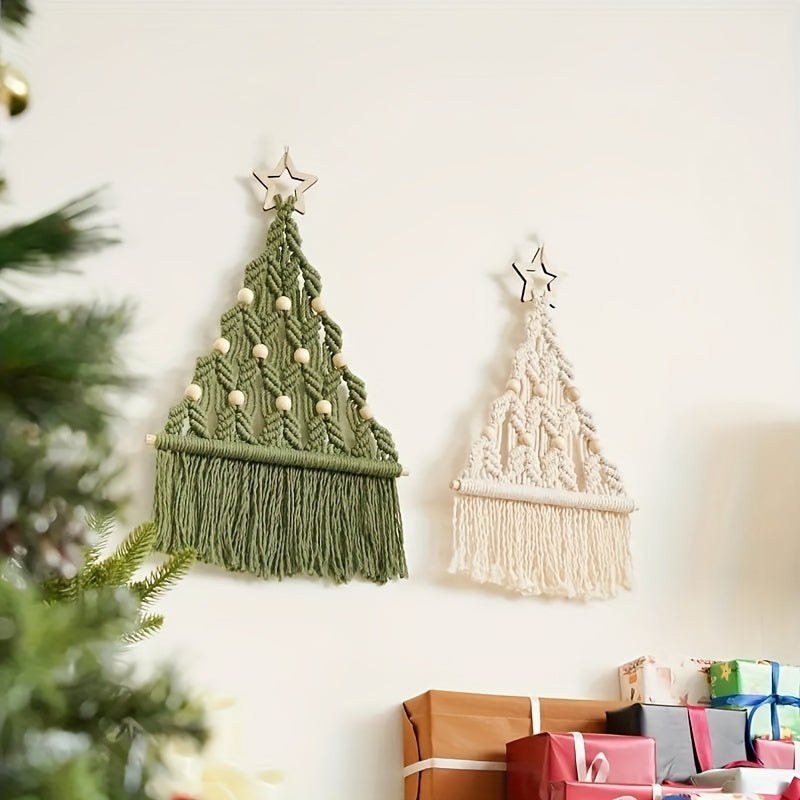 2pcs Knitted Christmas Tree DIY Kit - Perfect Holiday Gift