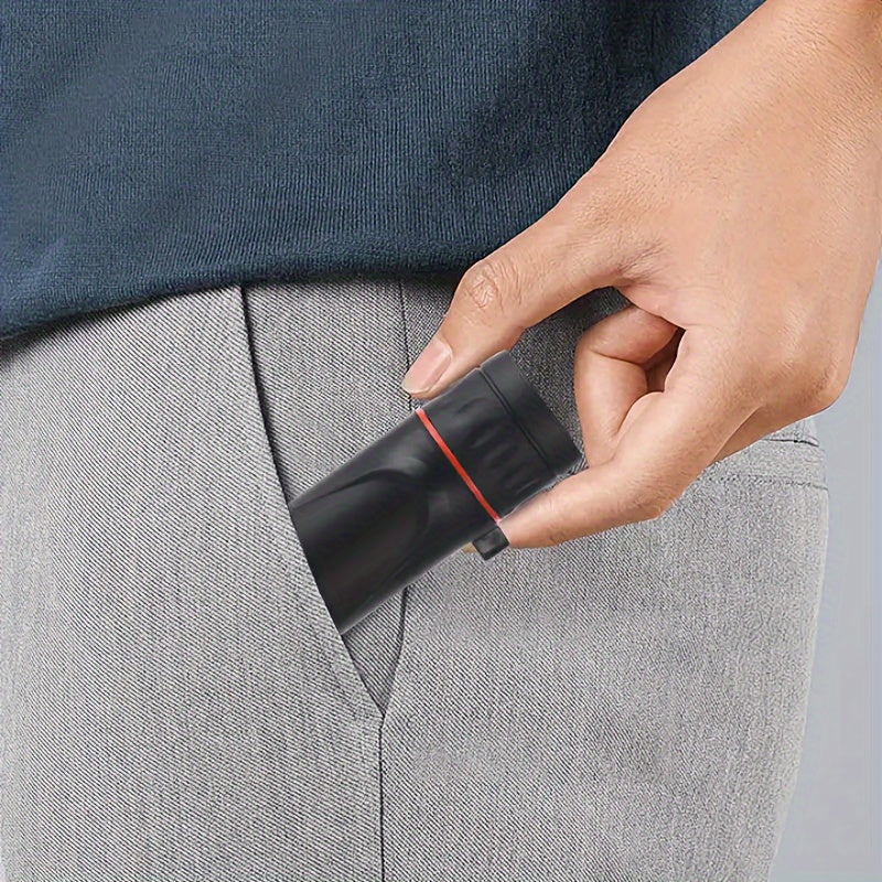 Waterproof 10X Monocular Telescope for Travel, Smartphone Compatible