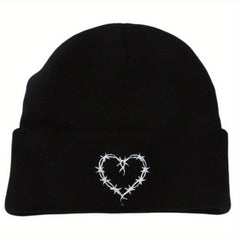 Heart shaped Knitted Hat Hip hop Hat Beanie Hat For Men And Women