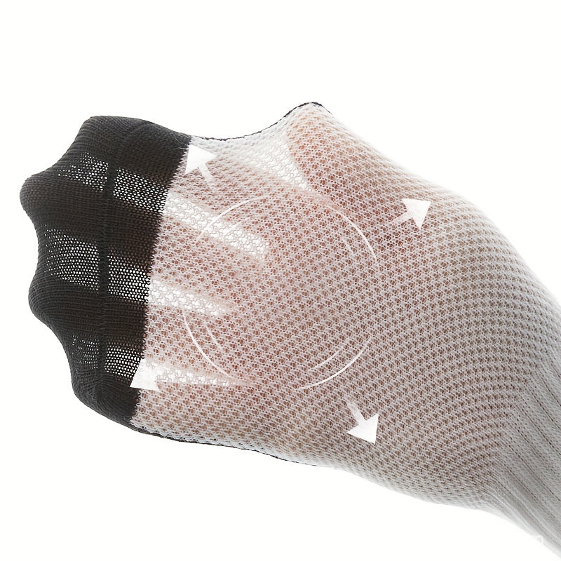 5pairs Kids Striped Letter Socks Spring Summer