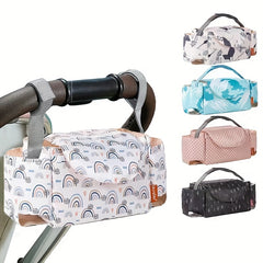 Waterproof Baby Stroller Bag for Bottles, Cups, Diapers & More
