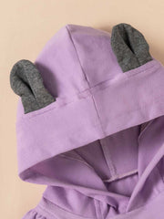 Girls Ruffled Pullover & Bow Trousers Set