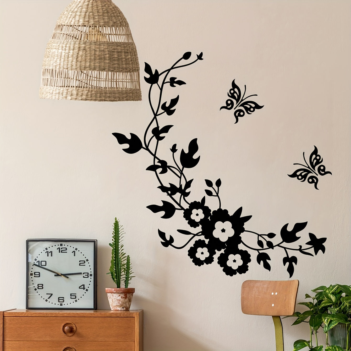 Vinyl Flower Wall Sticker DIY Art Decoration for Room Bedroom Home Wall
