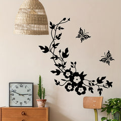 Vinyl Flower Wall Sticker DIY Art Decoration for Room Bedroom Home Wall