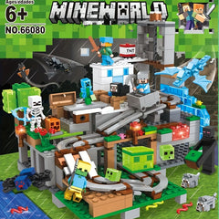 4 in 1 Mine Block Set - Build Your Own Scenes & Perfect Gift
