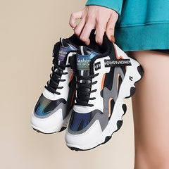 Women's Casual Sneakers Dad Shoes Thick Sole Thermal Sports Shoes