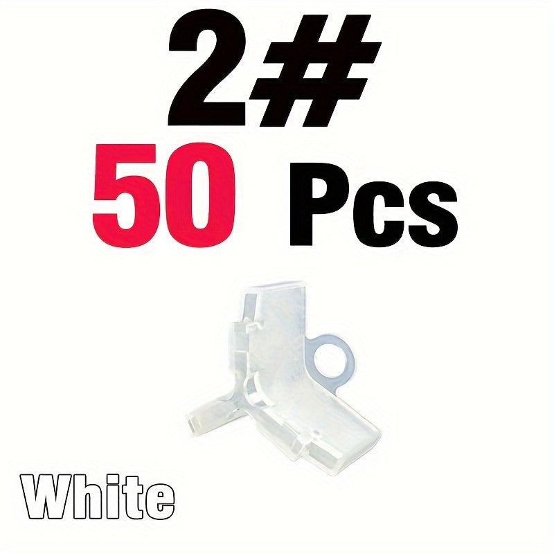 50pcs Fishing Hook Bonnets Treble Hook Protector Cover Safety