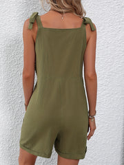 Sleeveless Wide Leg Romper Casual for Spring & Summer