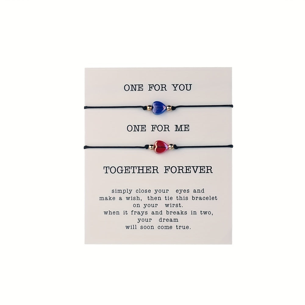 Cartoon Love Flower Butterfly Bracelet Set