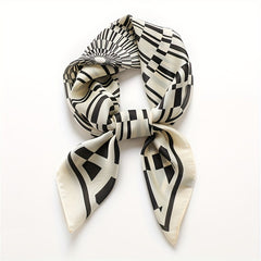 Geometric Bandana Scarf Casual Shawl Wrap Polyester Hiphop Head Wrap